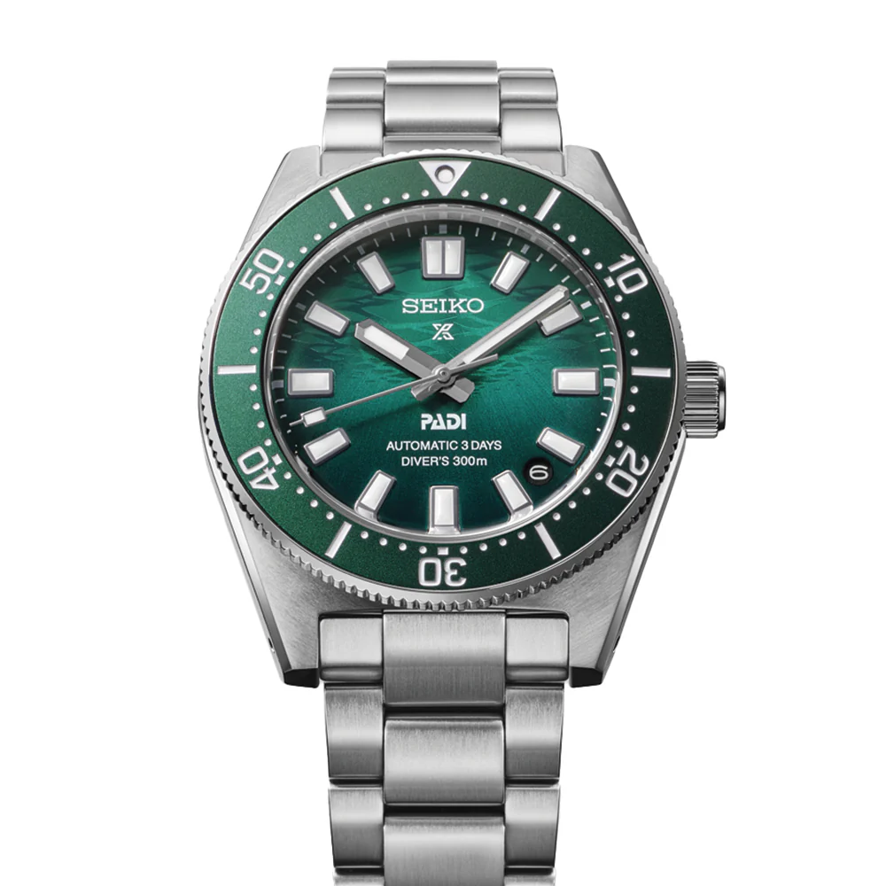SPB501 Prospex 1965 Heritage Diver's PADI Special Edition 40mm - Green on Bracelet and Extra Strap - Image 3