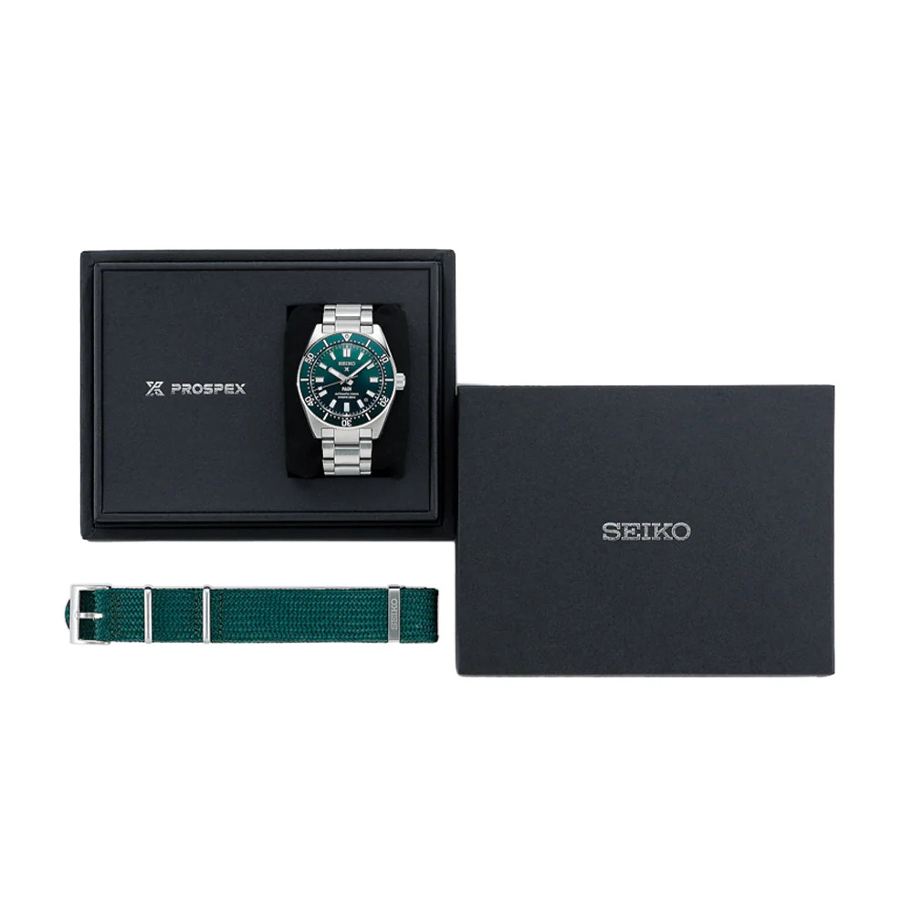 SPB501 Prospex 1965 Heritage Diver's PADI Special Edition 40mm - Green on Bracelet and Extra Strap - Image 6