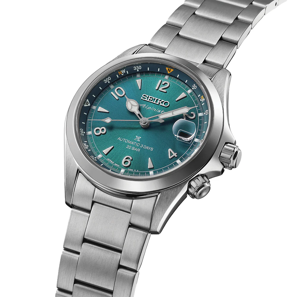 SPB503 Prospex Land Mechanical 39.5mm - Teal on Bracelet - Image 2