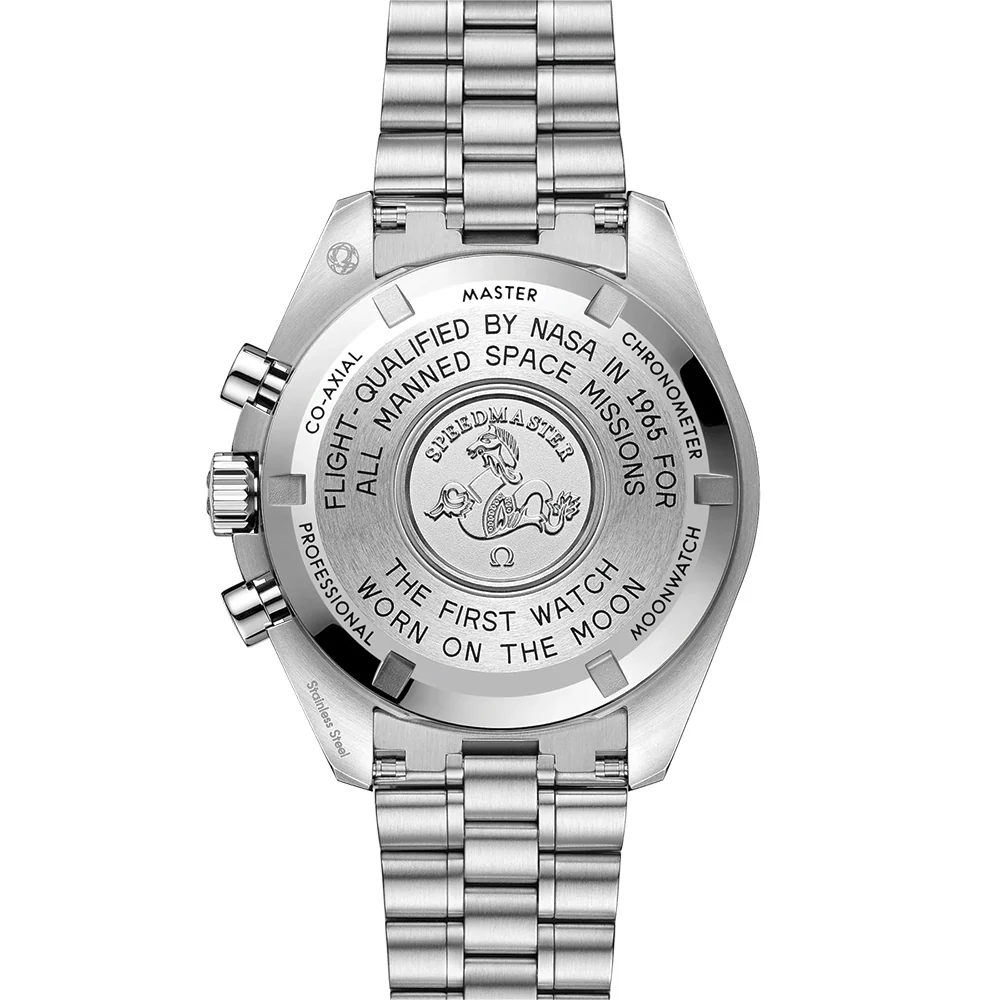 Speedmaster Moonwatch Professional Hesalite 42mm - Black on Bracelet - Image 9