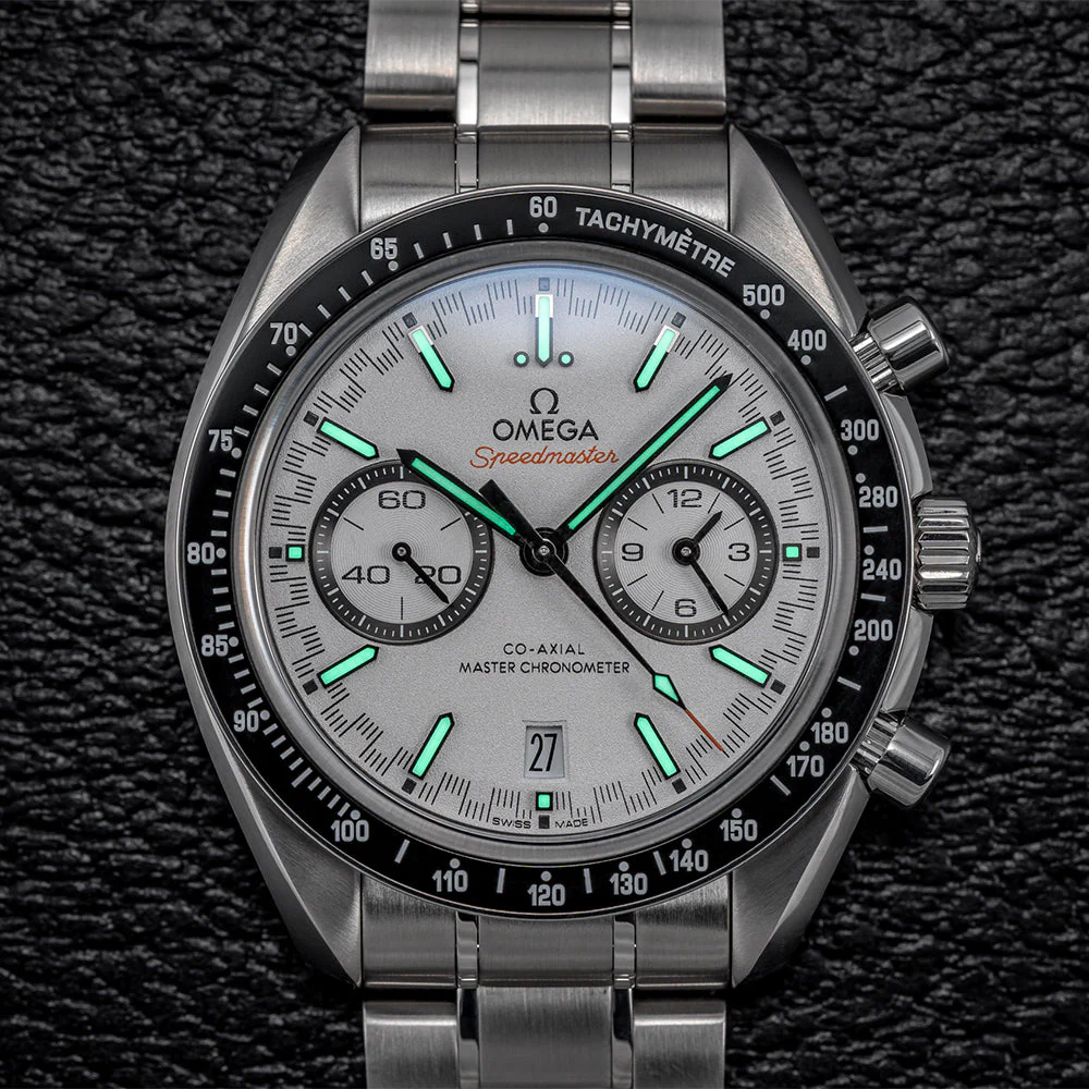 Speedmaster Racing Chronograph 44.25mm - White on Bracelet - Image 2