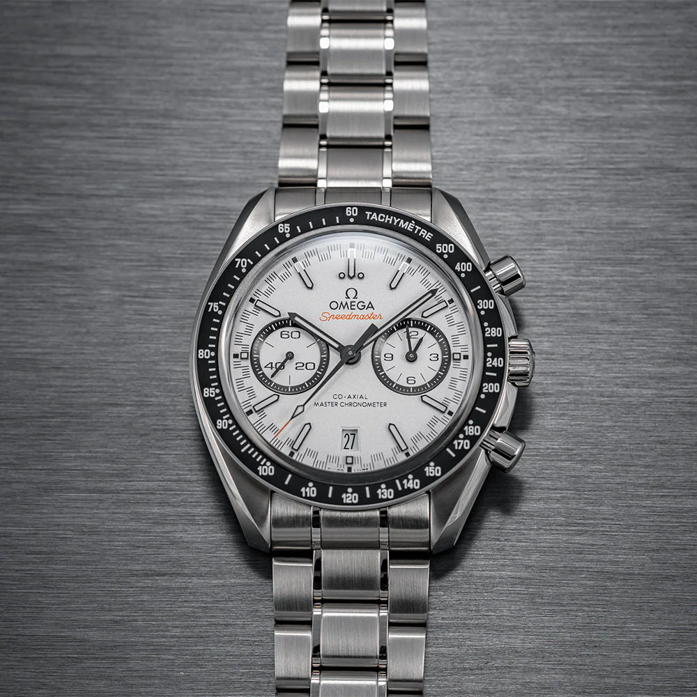 Speedmaster Racing Chronograph 44.25mm - White on Bracelet - Image 3