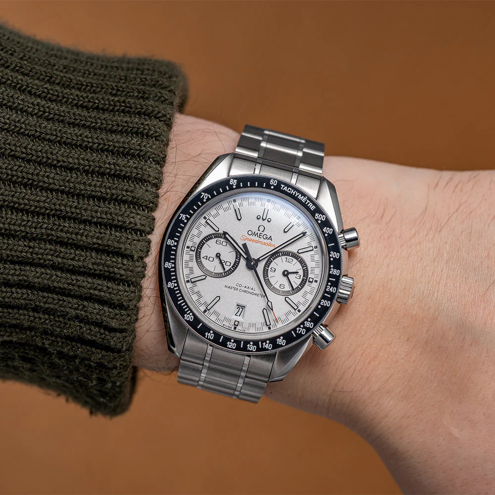 Speedmaster Racing Chronograph 44.25mm - White on Bracelet - Image 4