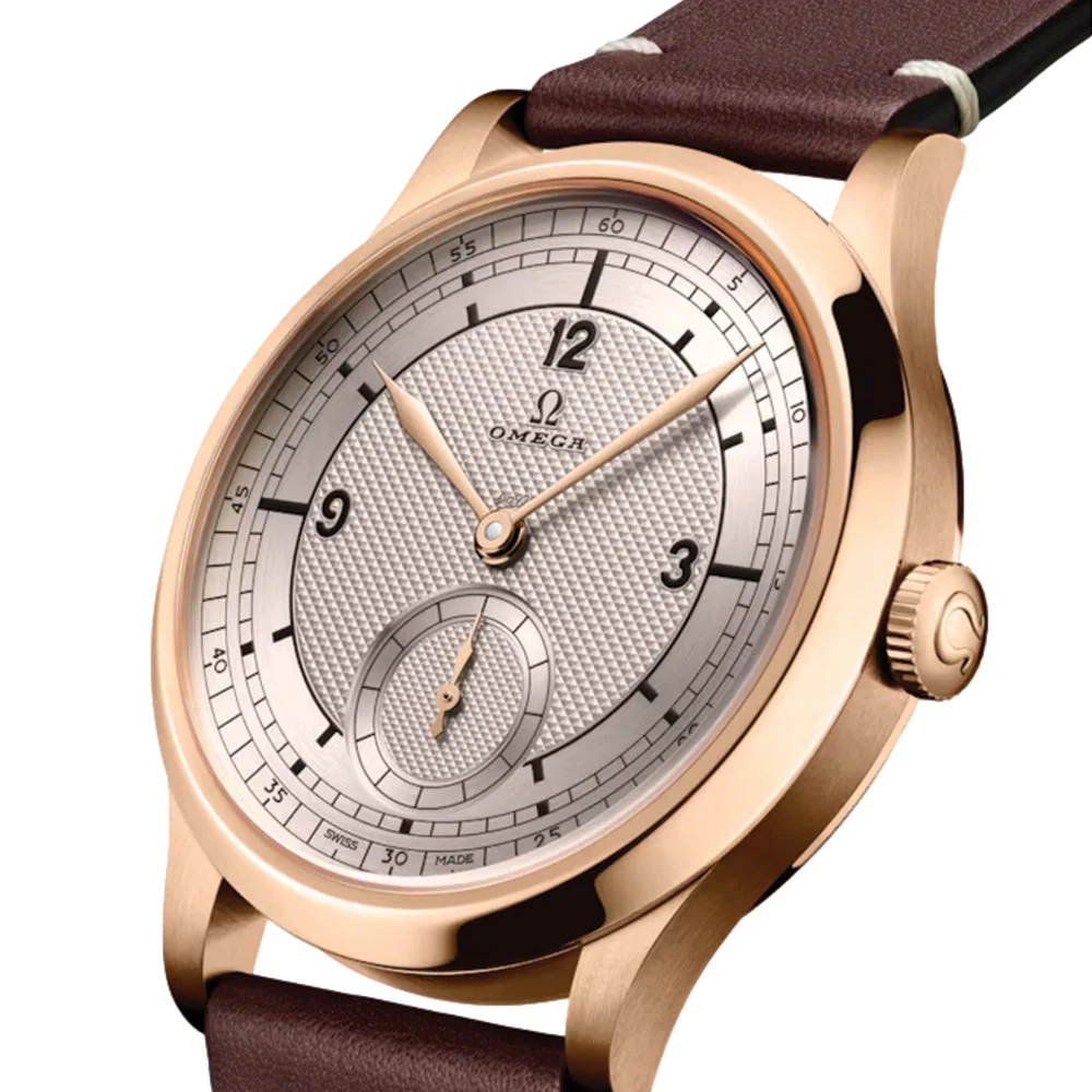 Paris 2024 Co-Axial Master Chronometer Bronze Gold Edition 39mm - Silver on Leather Strap - Image 2