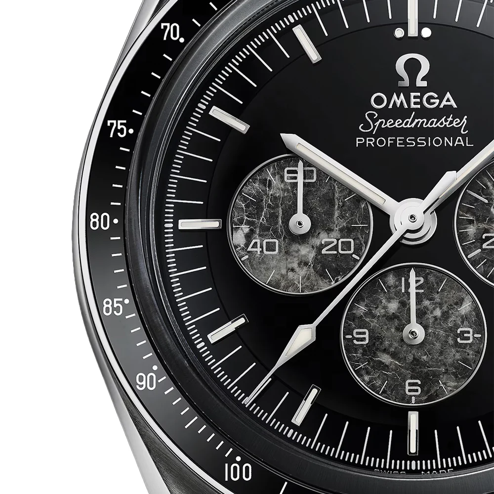 Speedmaster Caliber 321 Platinum 42mm - Black on Bracelet - Image 2