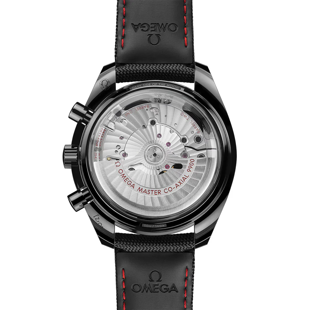 Speedmaster Dark Side of the Moon Black Ceramic 44.25mm - Black on Fabric Strap - Image 5
