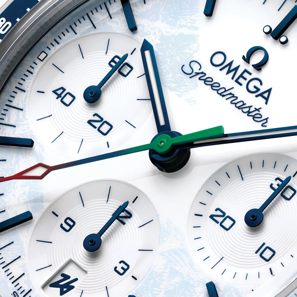 Speedmaster Milano Cortina 2026 Paralympic Winter Games 38mm - White on Bracelet - Image 5