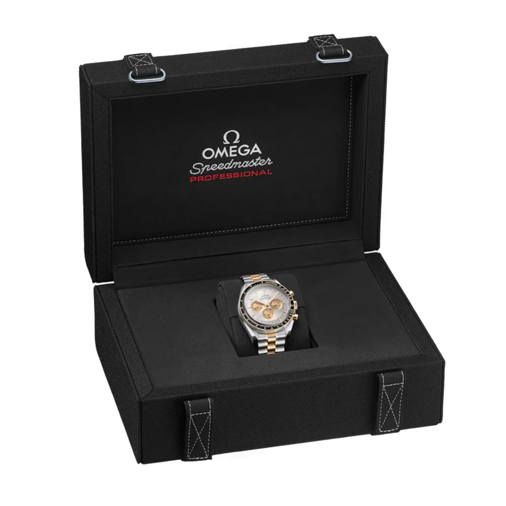 Speedmaster Moonwatch Professional Steel Moonshine Gold 42mm ‑ Silver on Bracelet - Image 9