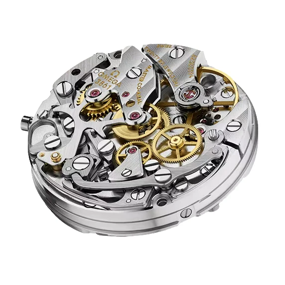 Speedmaster Moonwatch Professional 18K Moonshine™ Gold "Reverse Panda" 42mm - Black on Bracelet - Image 9