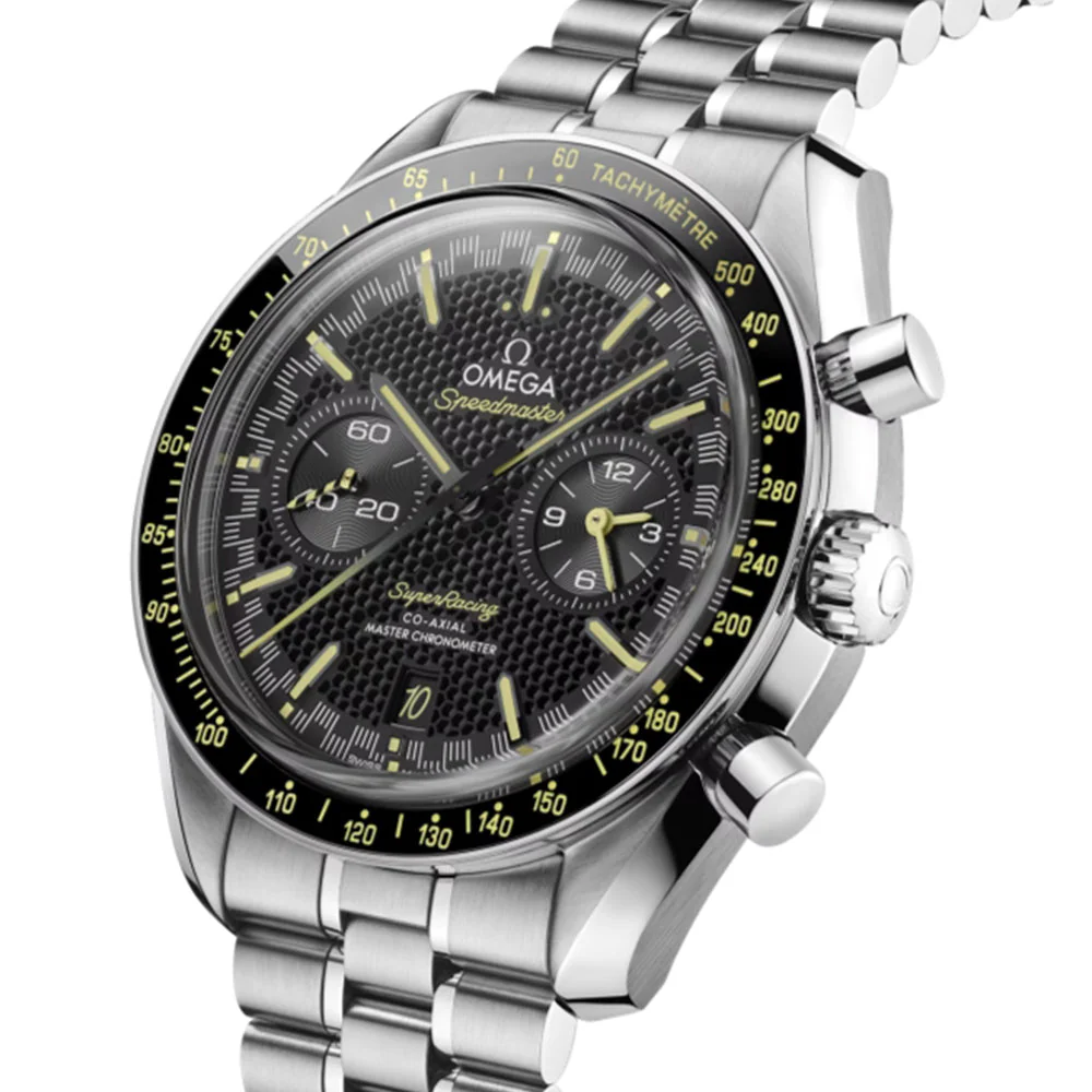 Speedmaster Super Racing 44.25mm - Black on Bracelet - Image 2