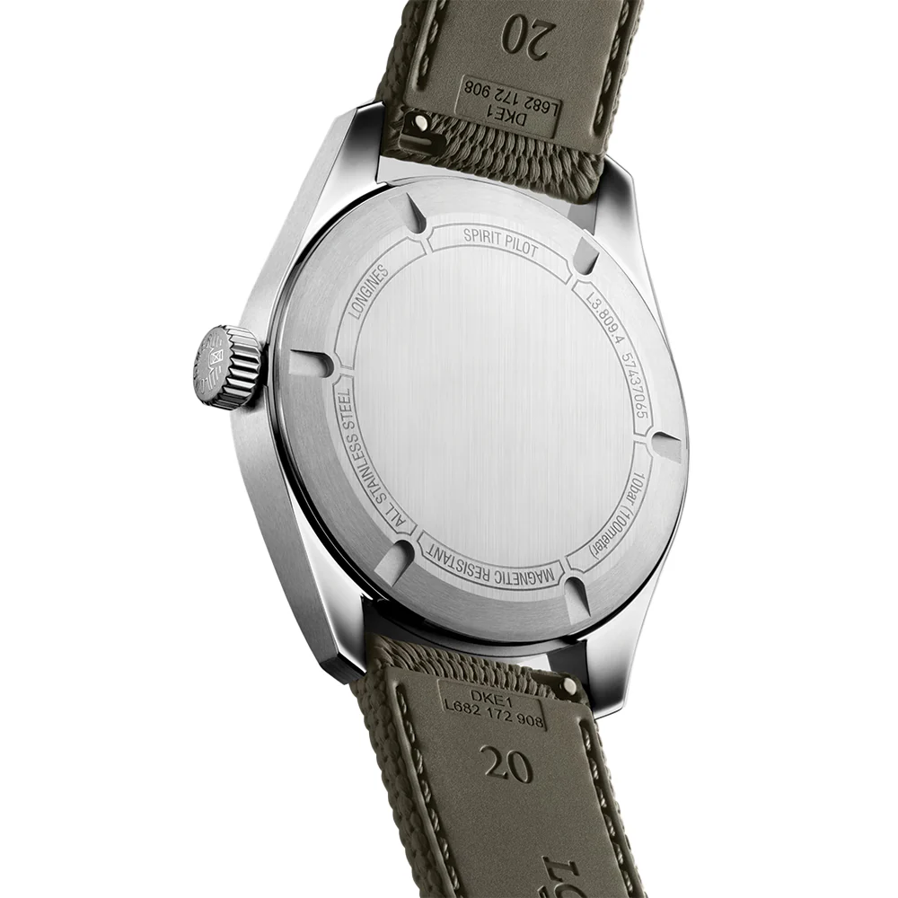 Spirit Pilot Automatic 39mm - Black on Rubber Strap - Image 3