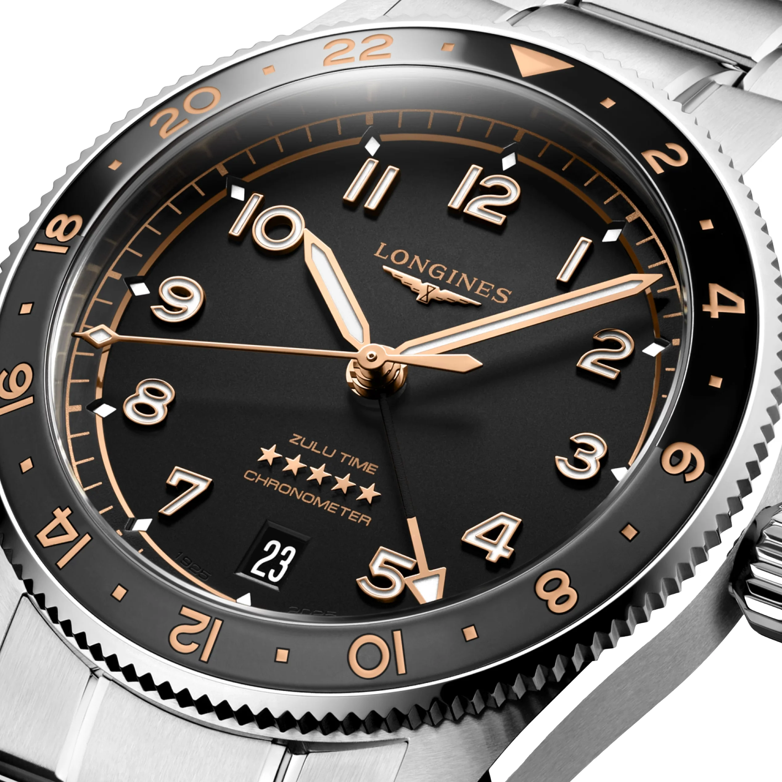Spirit Zulu Time Automatic 39mm - Black on Bracelet - Image 3