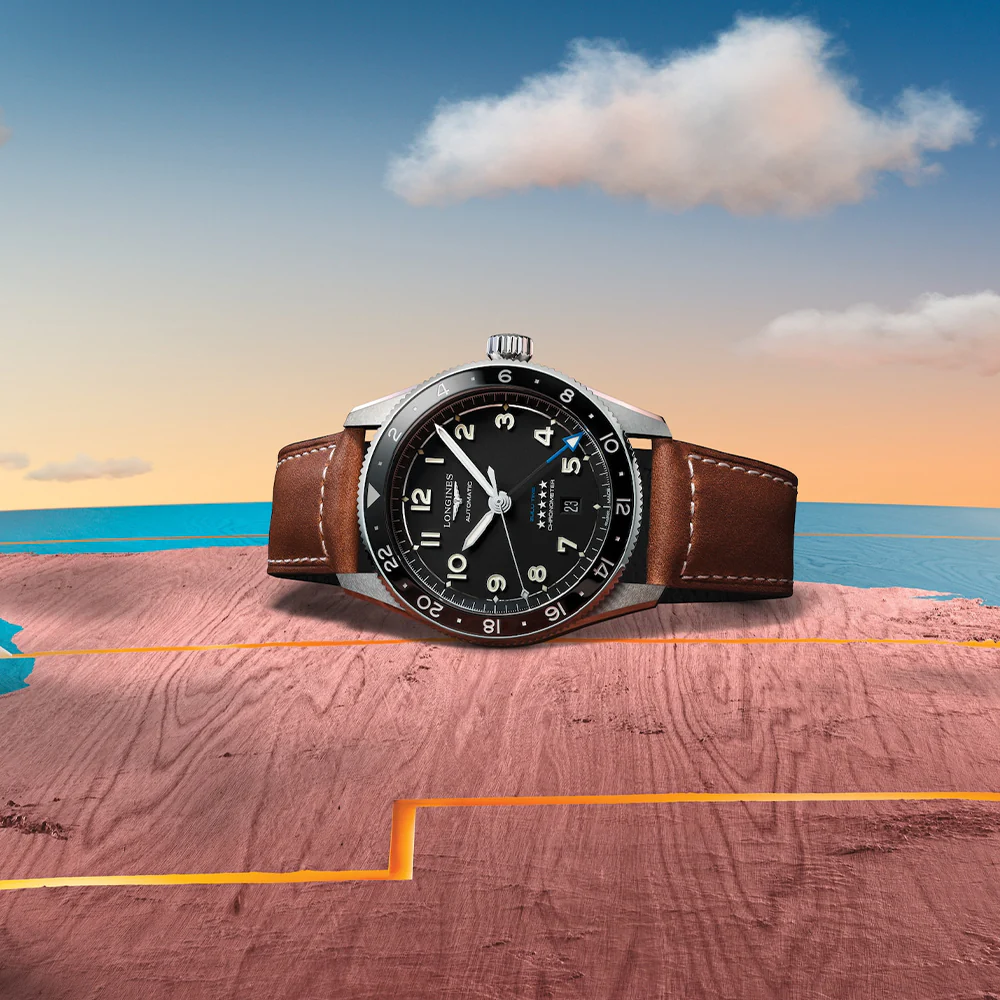 Spirit Zulu Time 42mm - Black on Leather Strap - Image 2