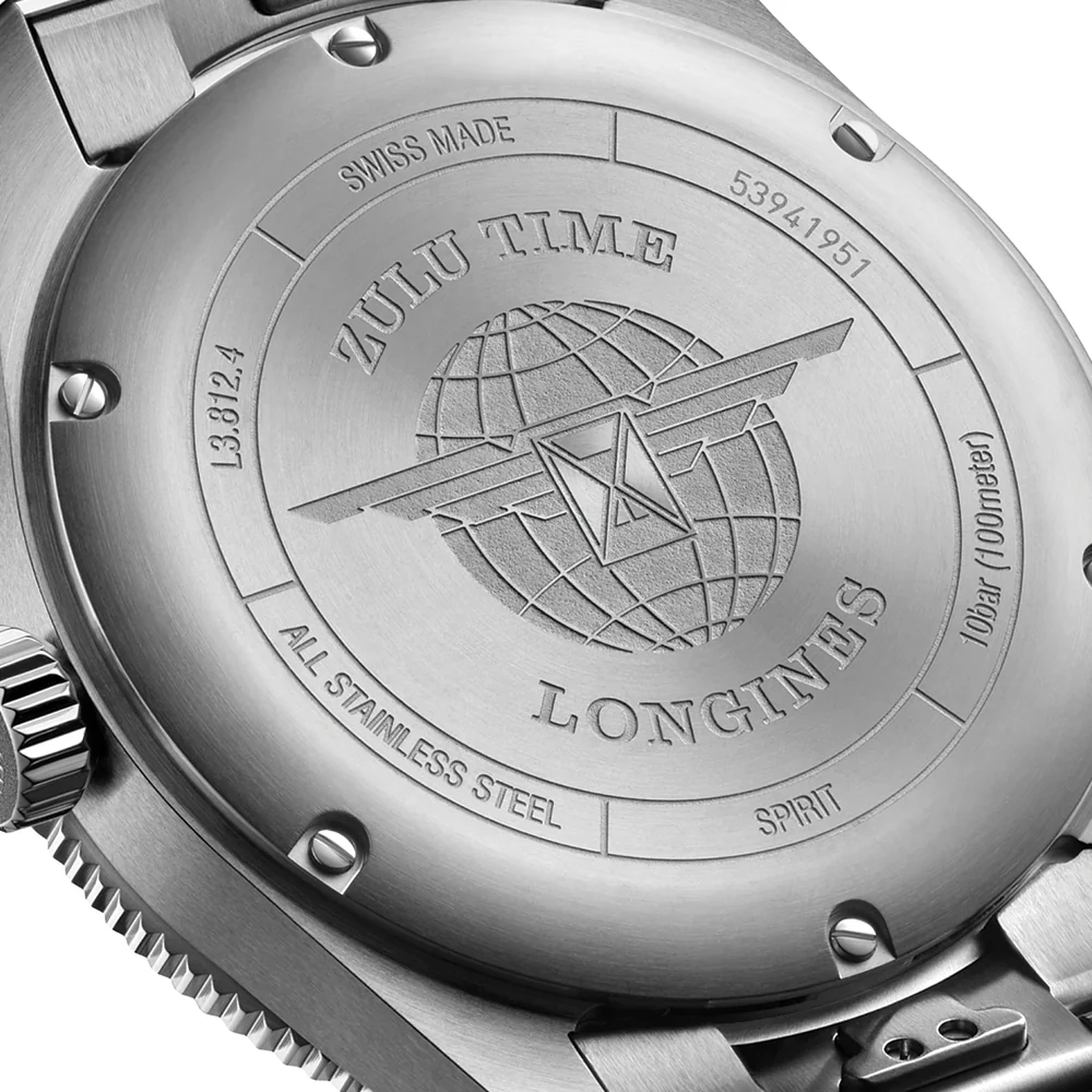 Spirit Zulu Time Blue Ceramic Bezel 42mm - Black on Bracelet - Image 5
