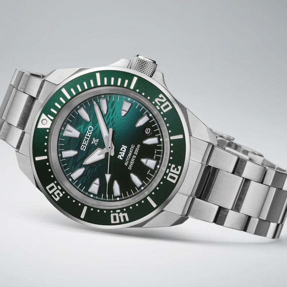 SRPL53 Prospex Mechanical Diver’s PADI Edition 41.7mm - Green on Bracelet - Image 3