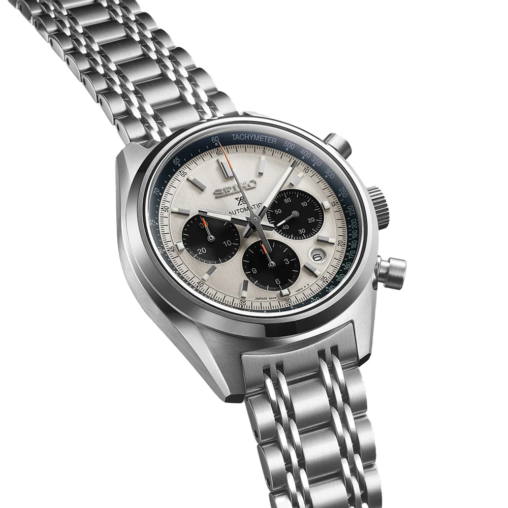 SRQ047 Prospex Chronograph 42mm - White on Bracelet - Image 3