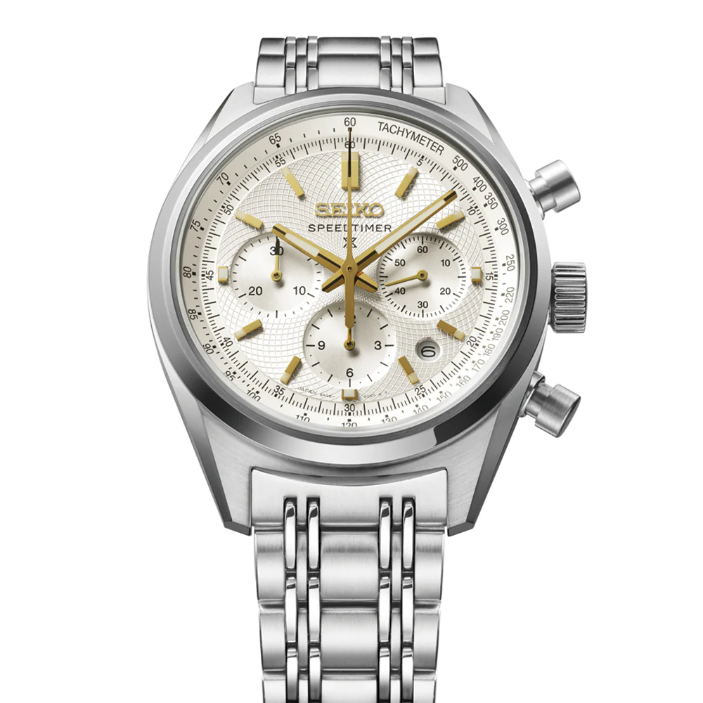 SRQ059 Prospex Speedtimer 145th Anniversary Limited Edition 42mm - White on Bracelet - Image 3