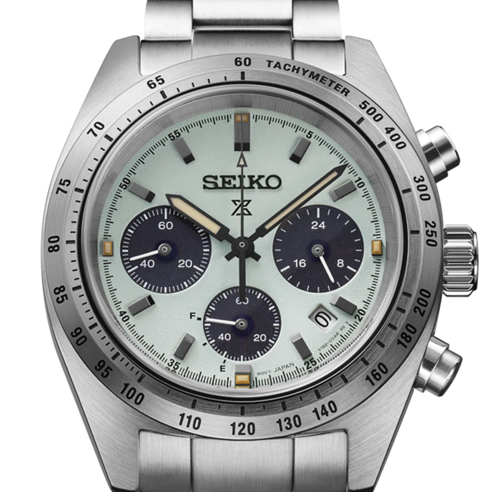 SSC965 Prospex Speedtimer 39mm - Green on Bracelet - Image 2