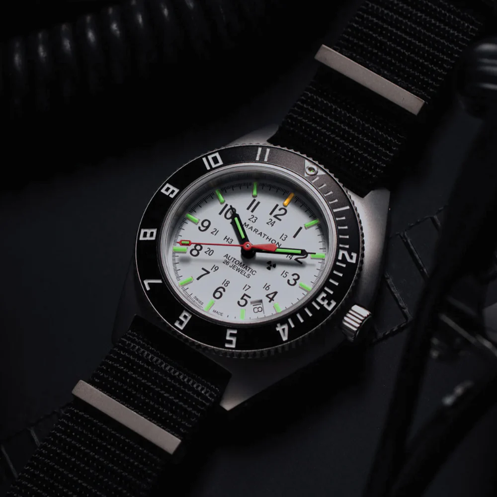 SSNAV-D Arctic Edition 41mm - Arctic on Nylon Defense Standard Strap - Image 2