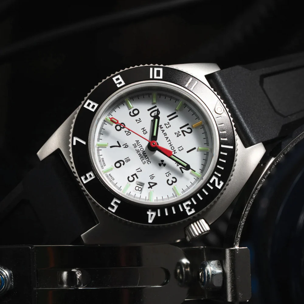 SSNAV-D Arctic Edition 41mm - Arctic on Rubber Strap - Image 2