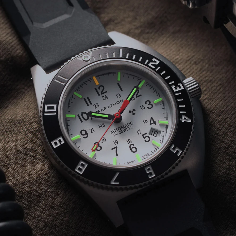 SSNAV-D Arctic Edition 41mm - Arctic on Rubber Strap - Image 5