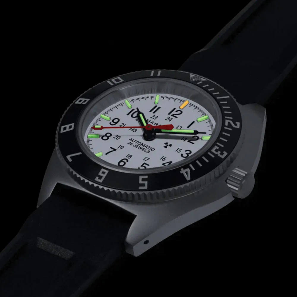 SSNAV-D Arctic Edition 41mm - Arctic on Rubber Strap - Image 6