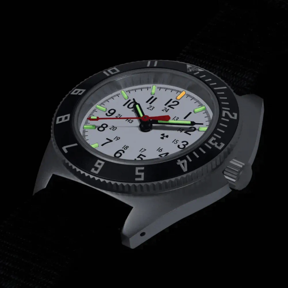 SSNAV No Date Arctic Edition 41mm - Arctic on Ballistic Nylon Strap - Image 5