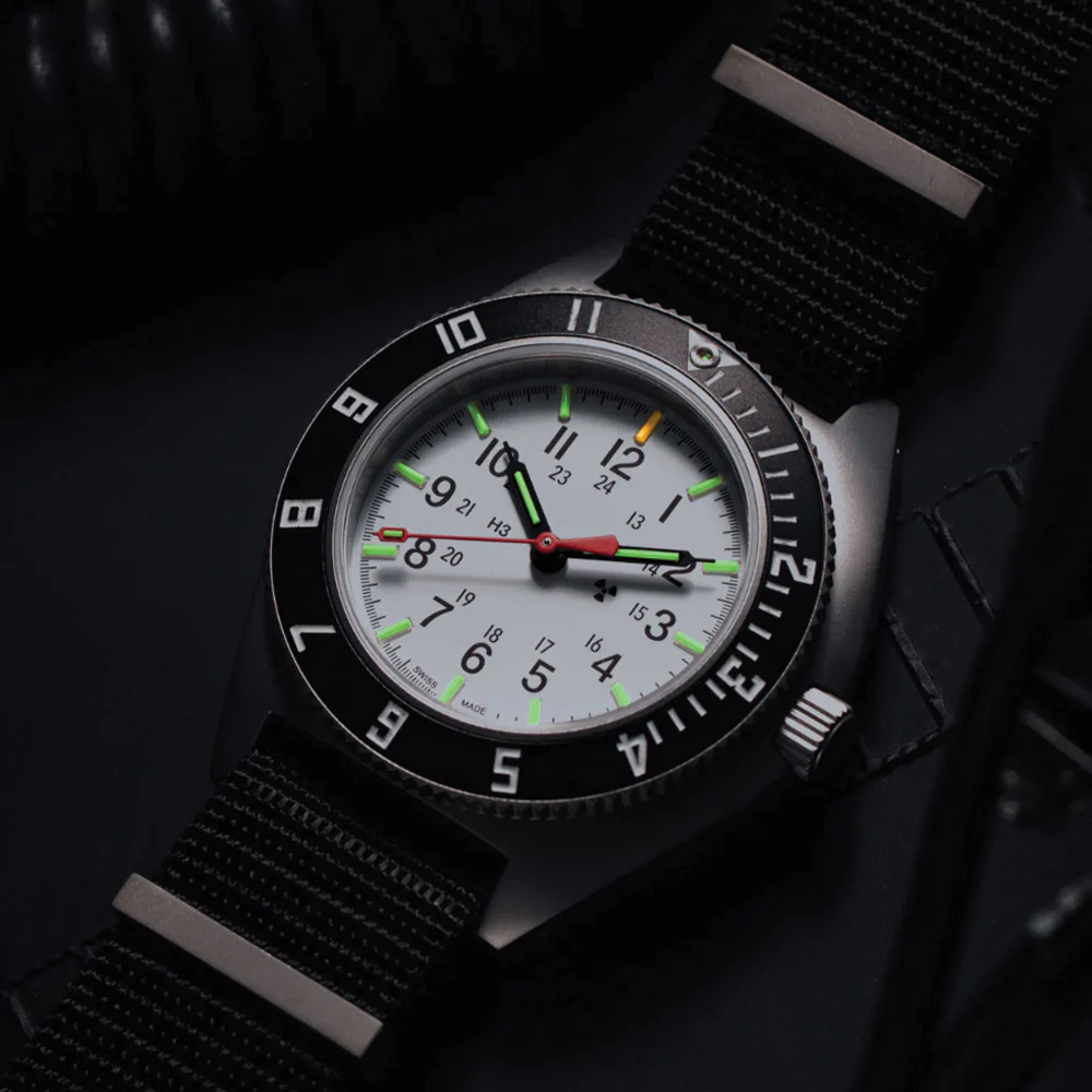 SSNAV No Date Arctic Edition 41mm - Arctic on Nylon Defense Standard Strap - Image 5