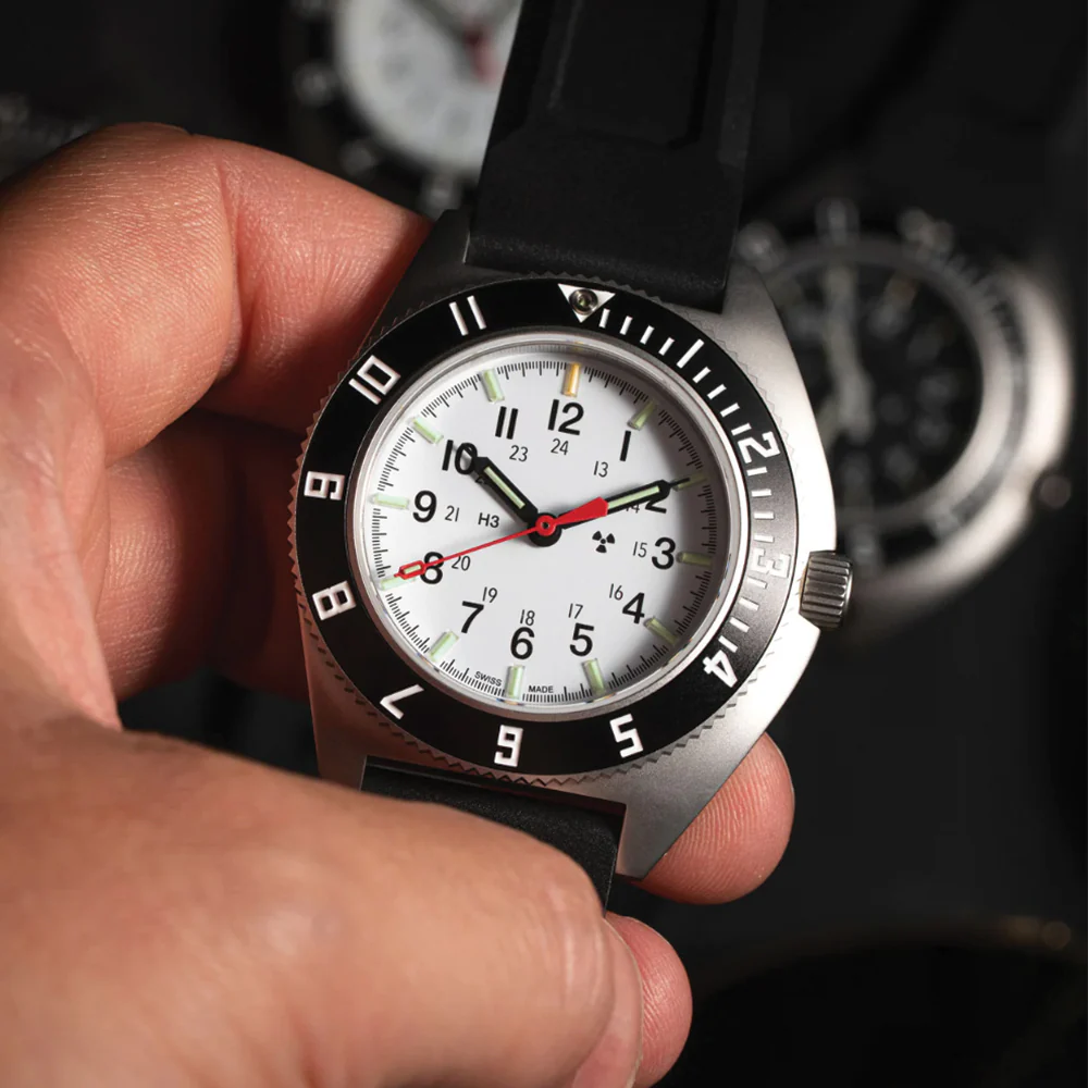 SSNAV No Date Arctic Edition 41mm - Arctic on Rubber Strap - Image 2