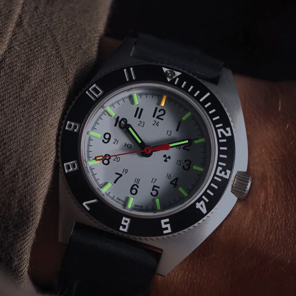 SSNAV No Date Arctic Edition 41mm - Arctic on Rubber Strap - Image 5