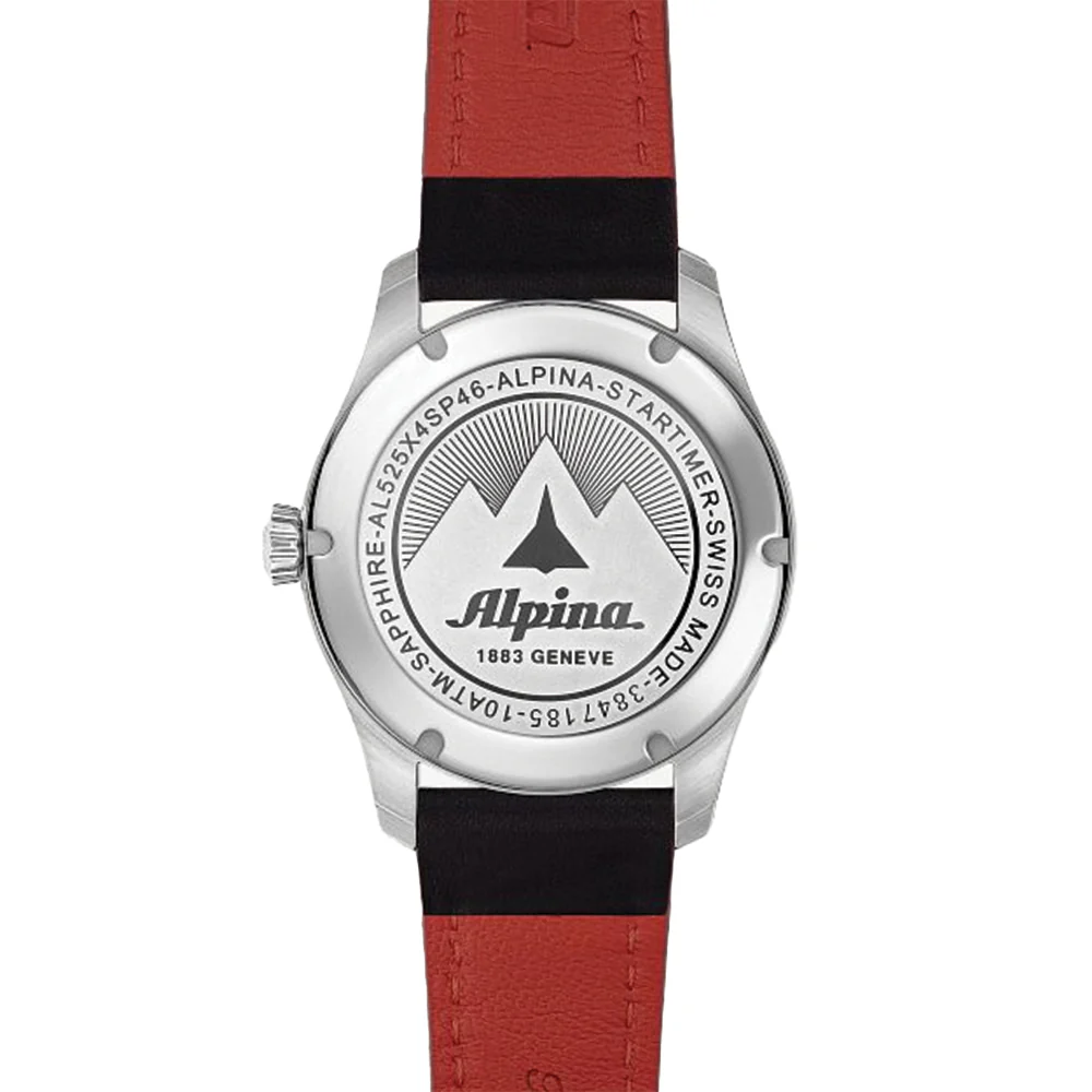 Startimer Pilot Automatic 41mm - Petroleum Blue on Leather Strap - Image 3