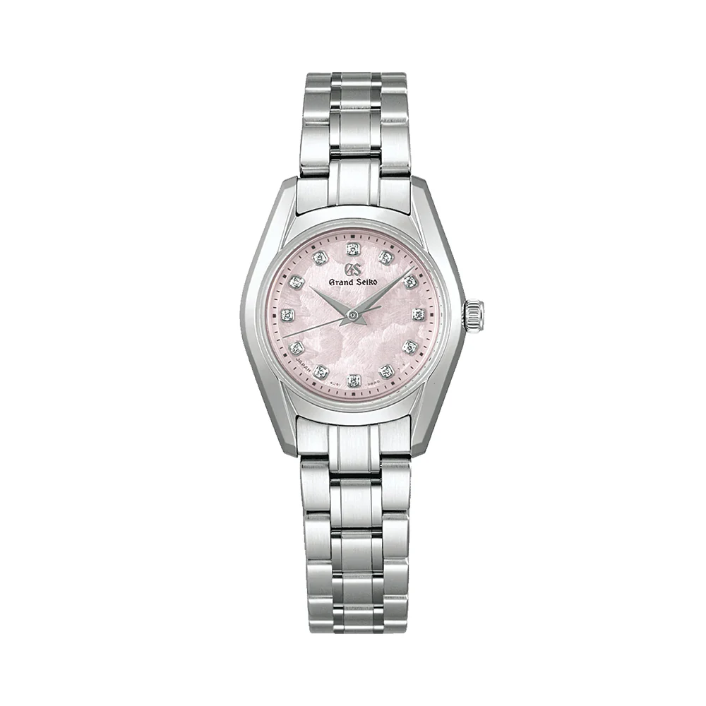 STGF387 “Hana-Ikada" Ladies Heritage with Diamonds 26mm - Pink on Bracelet