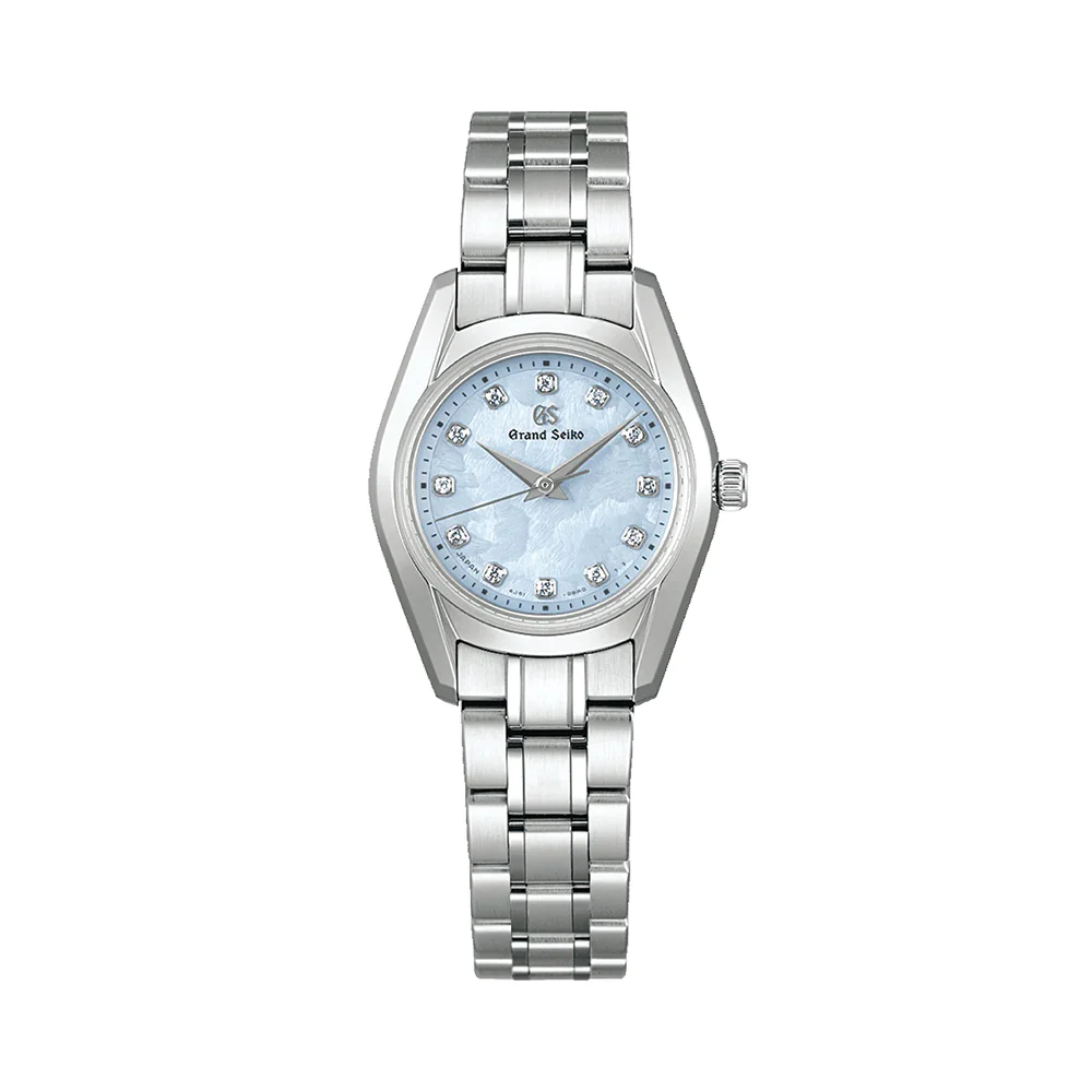 STGF389 “Spring Breeze” Ladies Heritage with Diamonds 26mm - Blue on Bracelet