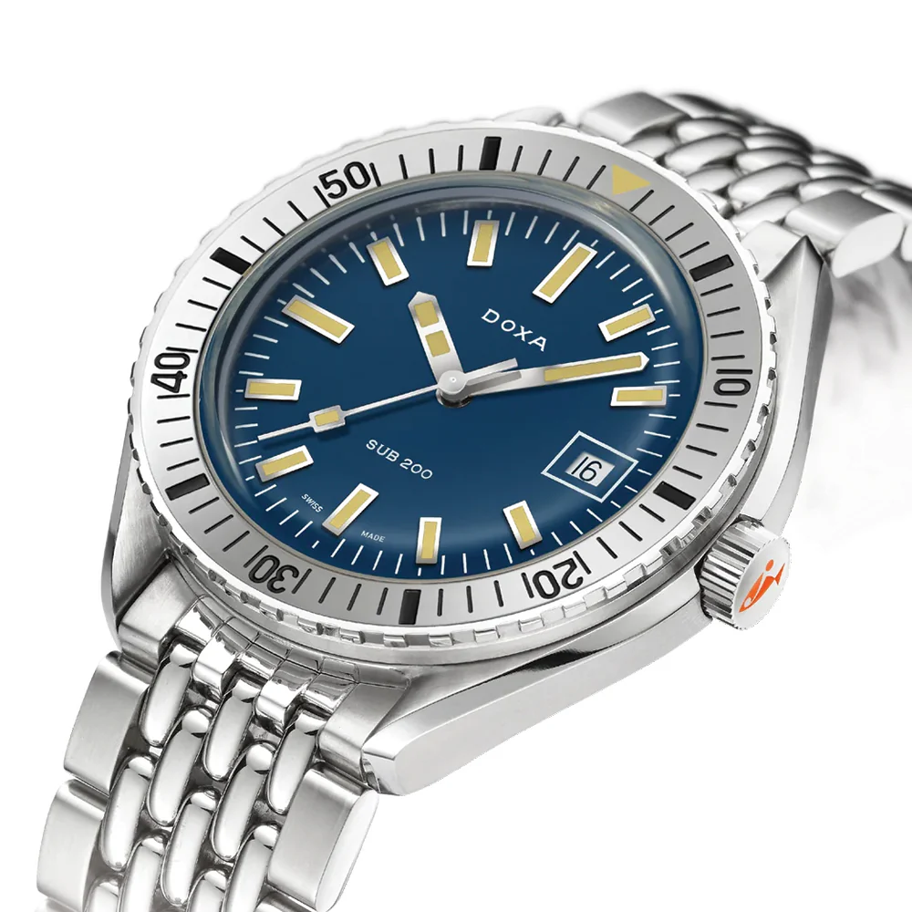SUB 200 Caribbean 42mm - Blue on Bracelet - Image 2