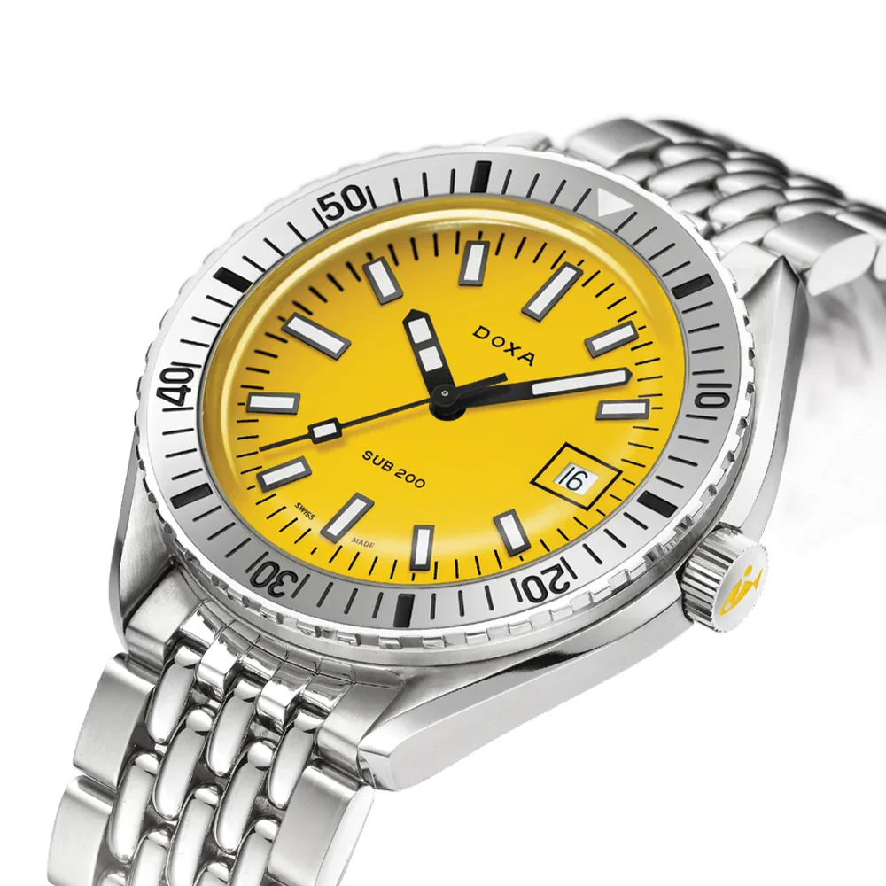 SUB 200 Divingstar 42mm - Yellow on Bracelet - Image 2