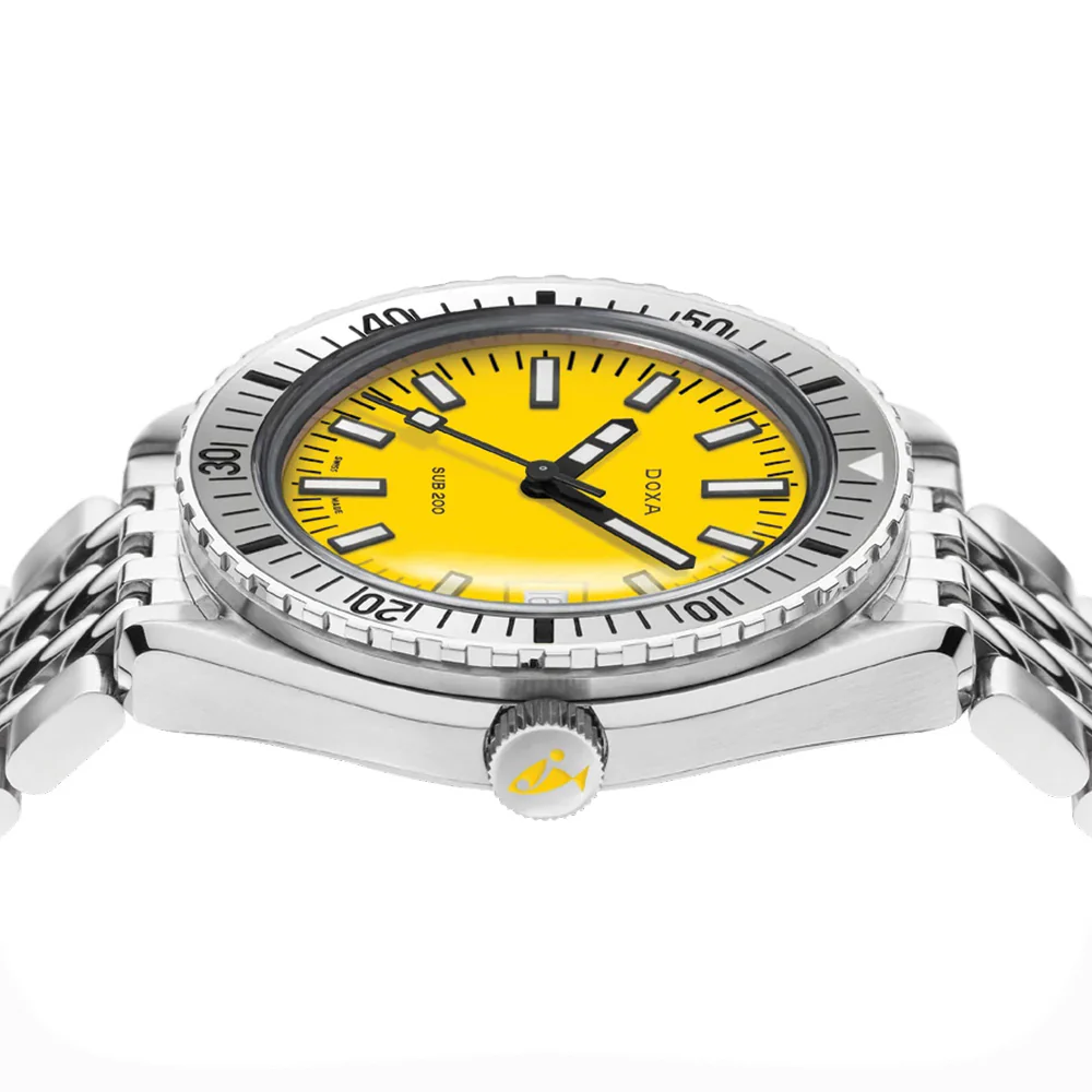 SUB 200 Divingstar 42mm - Yellow on Bracelet - Image 3