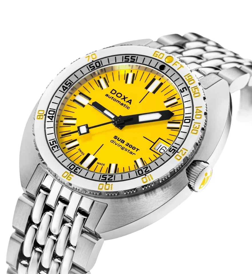 SUB 200T Divingstar 39mm -  Iconic Yellow on Bracelet - Image 2