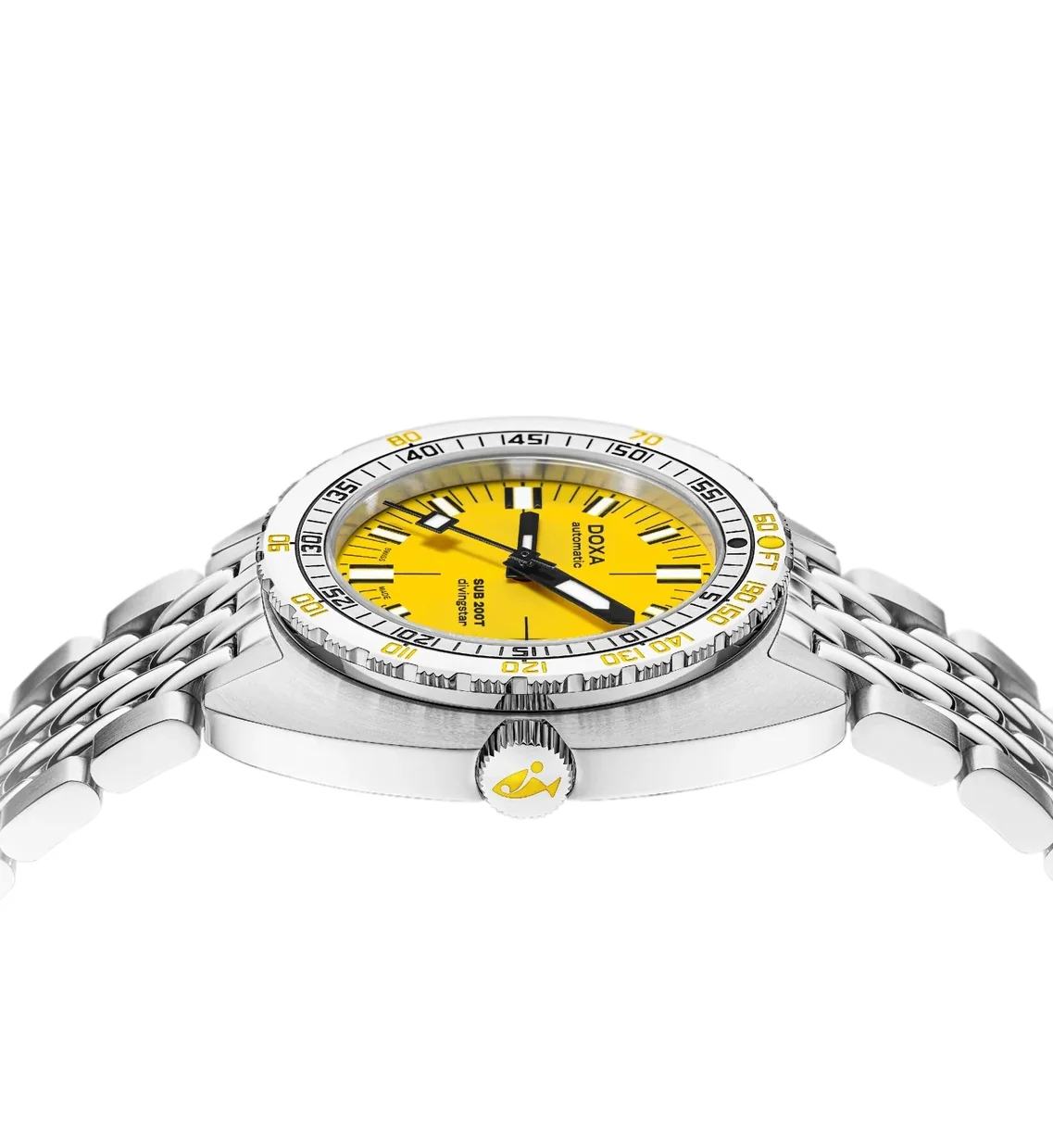 SUB 200T Divingstar 39mm -  Iconic Yellow on Bracelet - Image 3