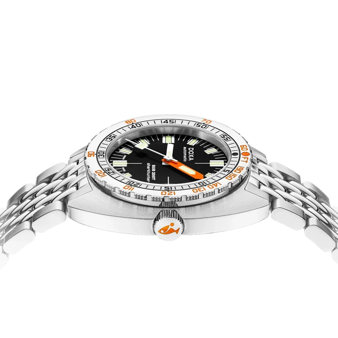 SUB 200T Sharkhunter 39mm - Black on Bracelet - Image 3
