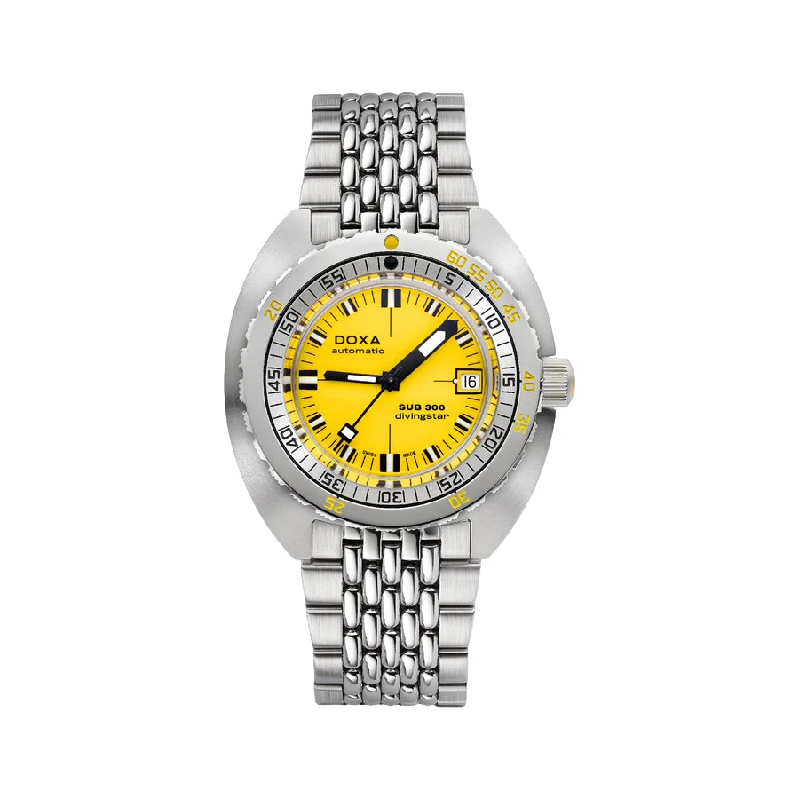 SUB 300 Divingstar 42.5mm - Yellow on Bracelet