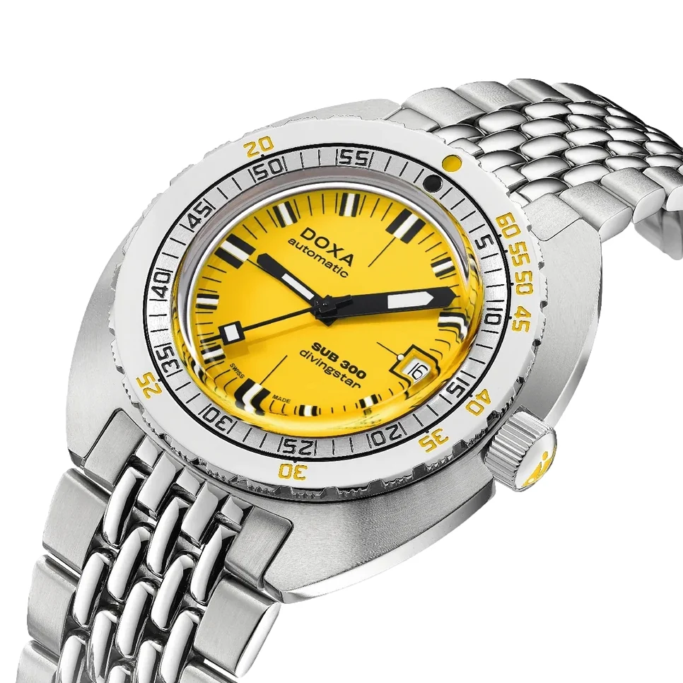 SUB 300 Divingstar 42.5mm - Yellow on Bracelet - Image 2