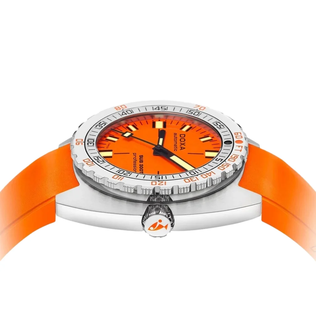 SUB 300T Professional 42.5mm - Orange on Rubber Strap - Image 3