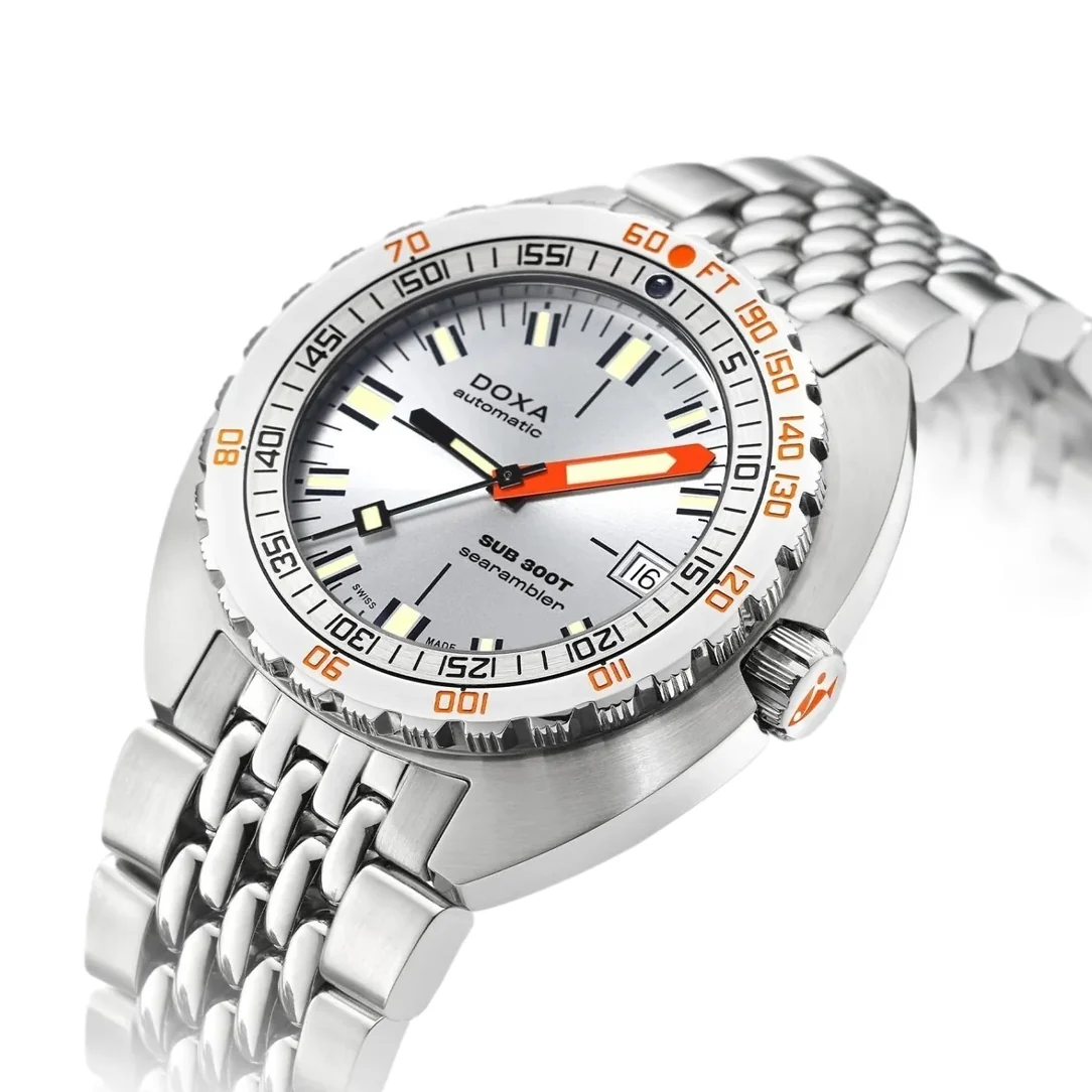 SUB 300T Searambler 42.5mm - Silver on Bracelet - Image 2