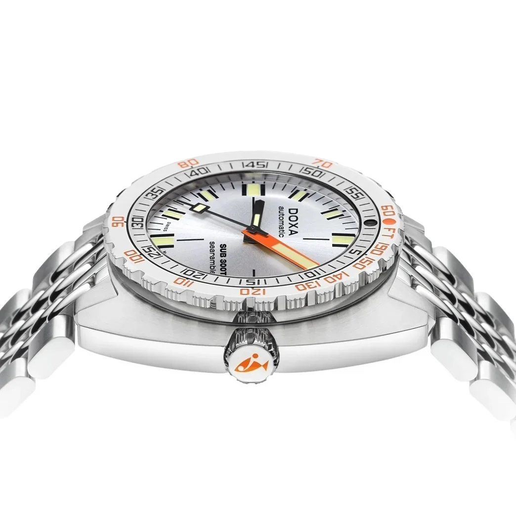 SUB 300T Searambler 42.5mm - Silver on Bracelet - Image 3