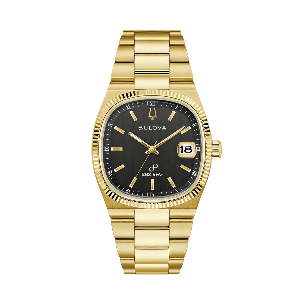 Super Seville Precisionist Gold-Tone 37.5mm - Black on Bracelet