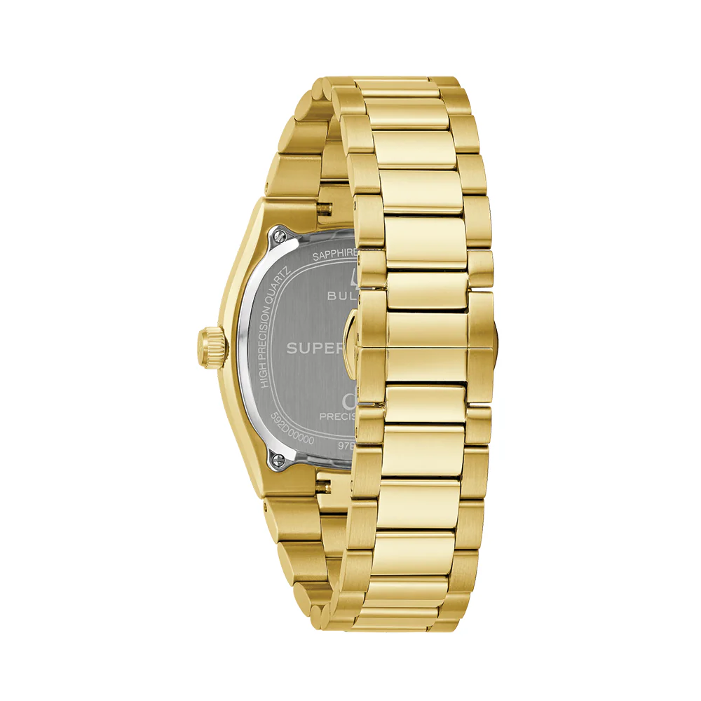 Super Seville Precisionist Gold-Tone 37.5mm - Black on Bracelet - Image 2