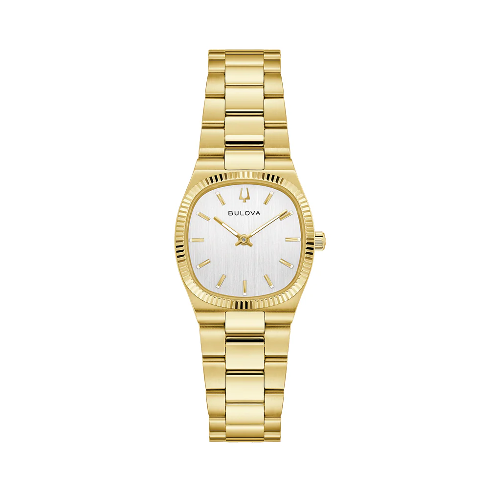Super Seville Mini Gold-Tone 25mm - Silver-White on Bracelet