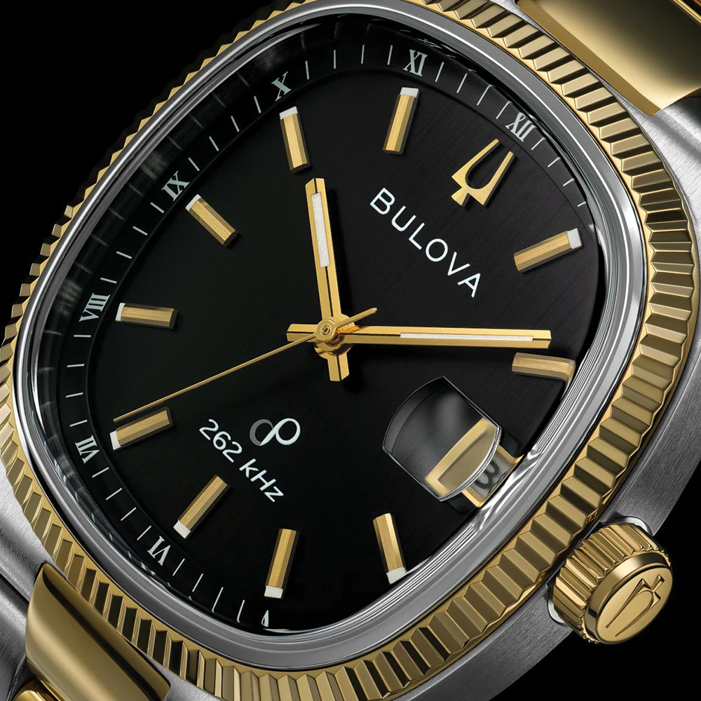 Super Seville High Precision Quartz Two-Tone 37.5mm - Black on Bracelet - Image 2
