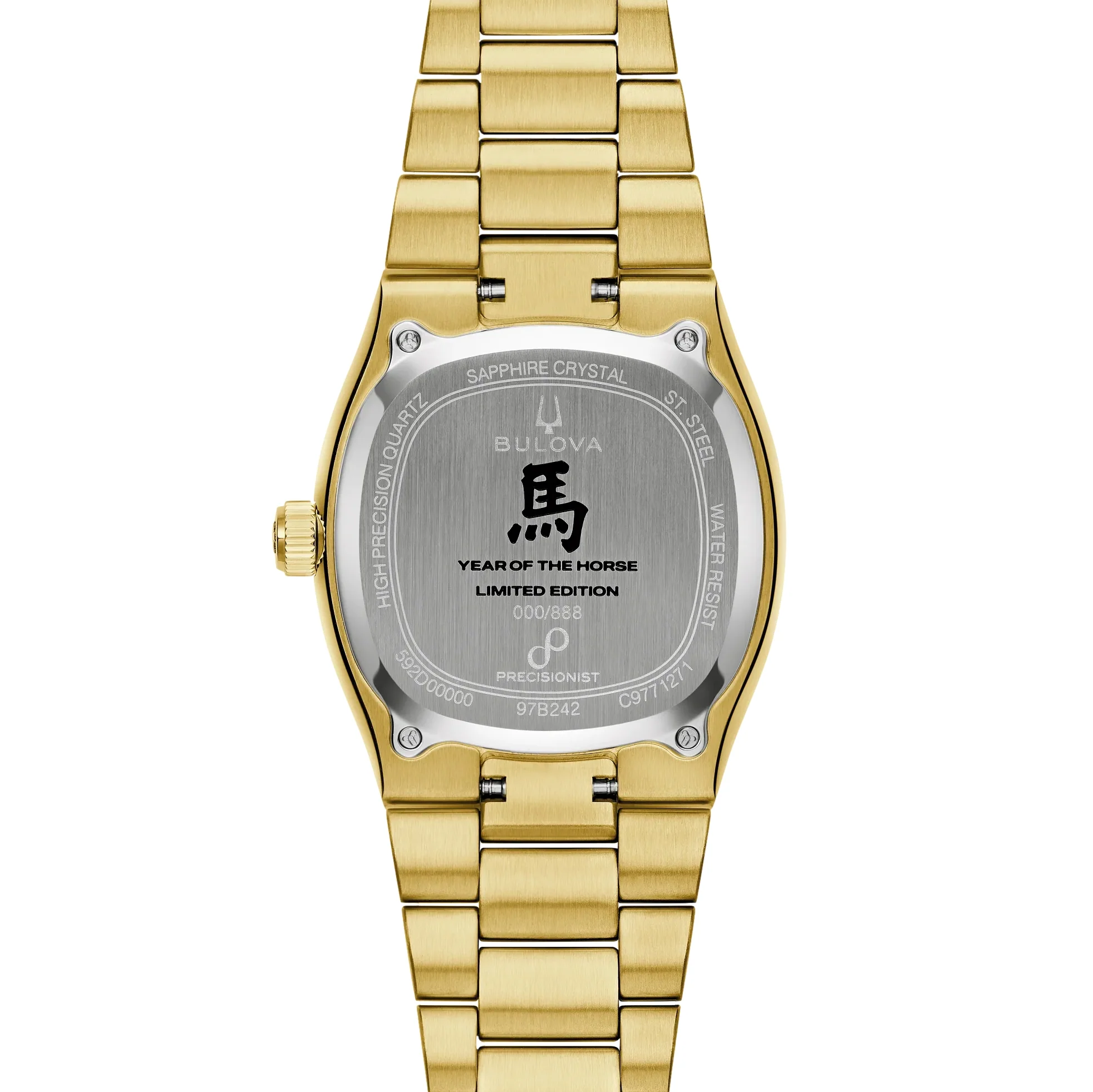 Super Seville Year of the Horse Limited Edition Gold-Tone 37.5mm - Red on Bracelet - Image 3