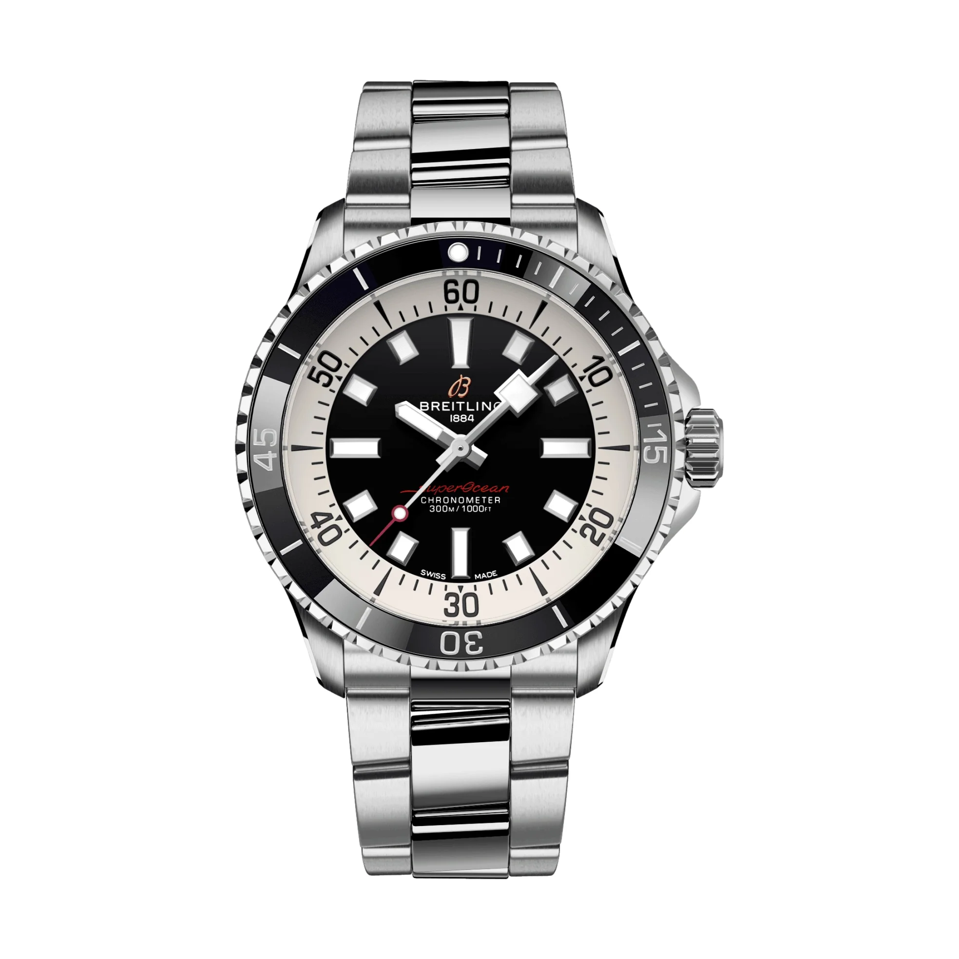 Superocean Automatic 42mm - Black on Bracelet